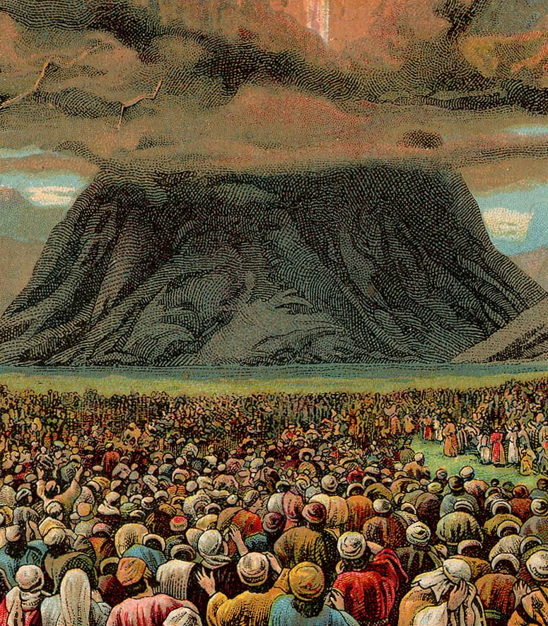 Receiving the Torah on Mount Sinai