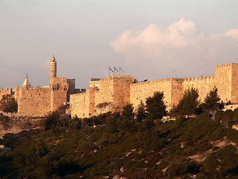 Jerusalem city walls. Building our inner Jerusalem: Kabbalah of Rabbi Ashlag