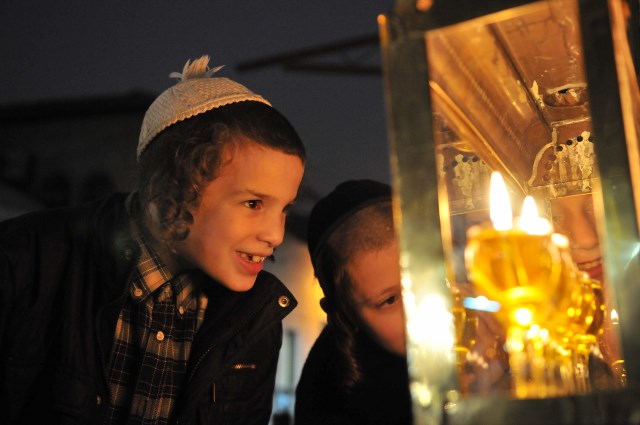 The chanukah candle lights us from within as well as from without. Rabbi Baruch Shalom Ashlag